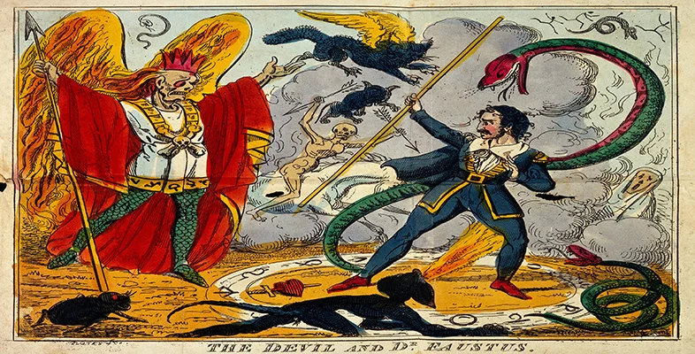 Dr Faustus is the story of human ambition and lust for power. However, it still applicable how Humans sell their souls to Devils for power?